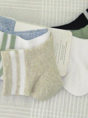 Womens Gold Toe 6 Pack Openwork Varsity Quarter Socks Comfort Seams New Size 6-9